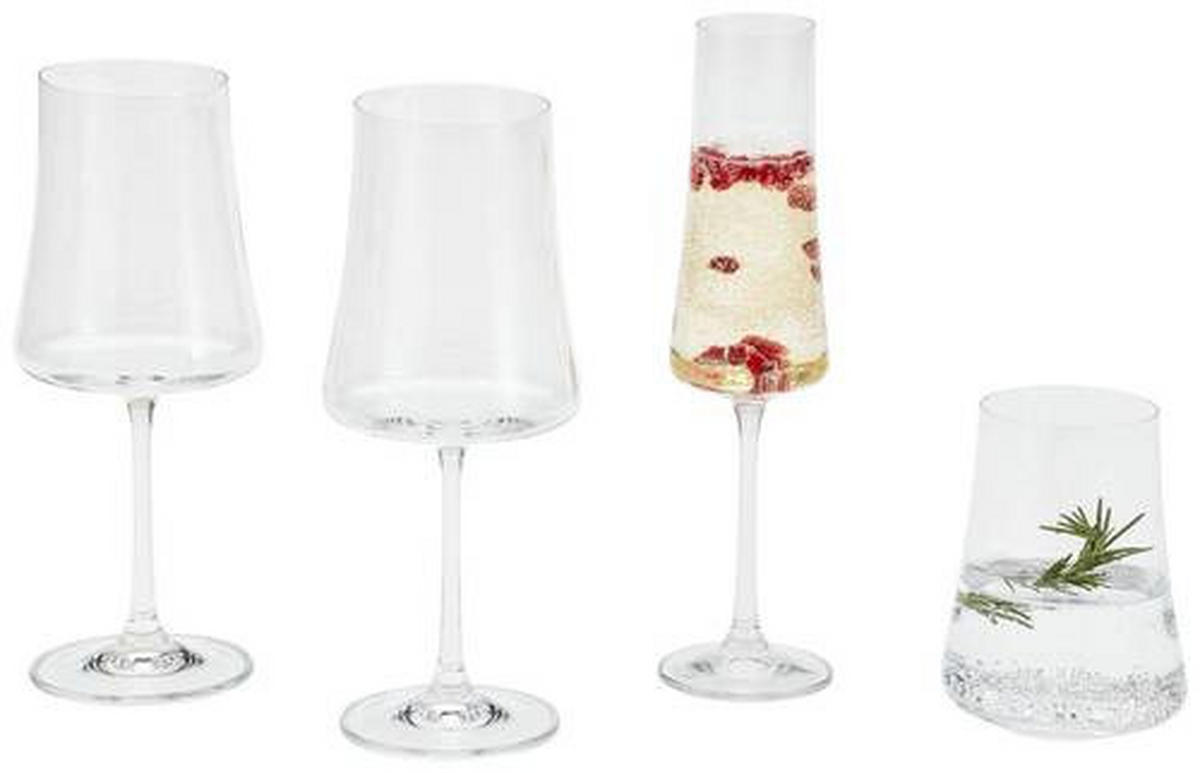 GLÄSERSET Bardolino  6-teilig  - Klar, Basics, Glas (0,46l) - Novel