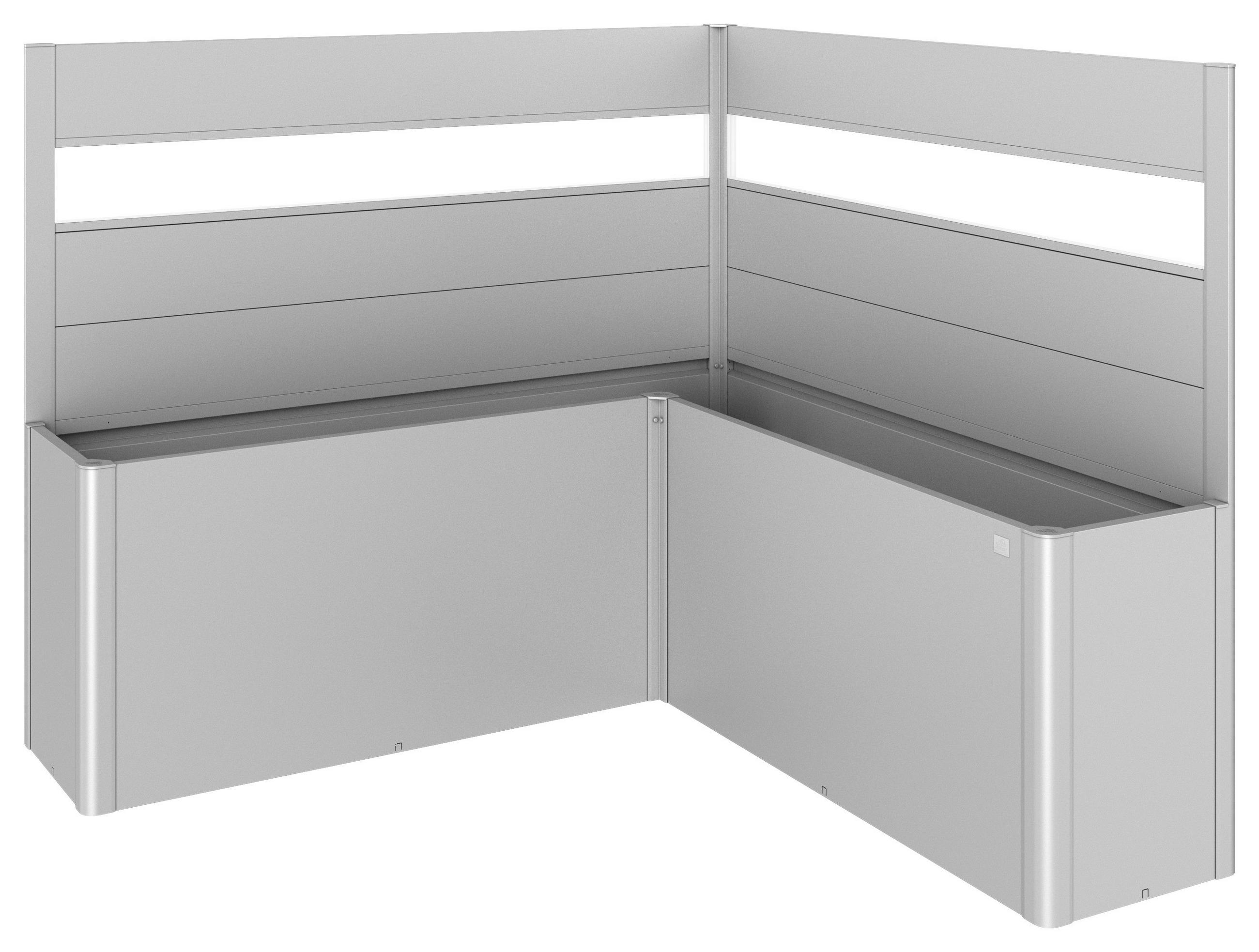 Biohort Sichtschutz Silber 201x91x201 cm