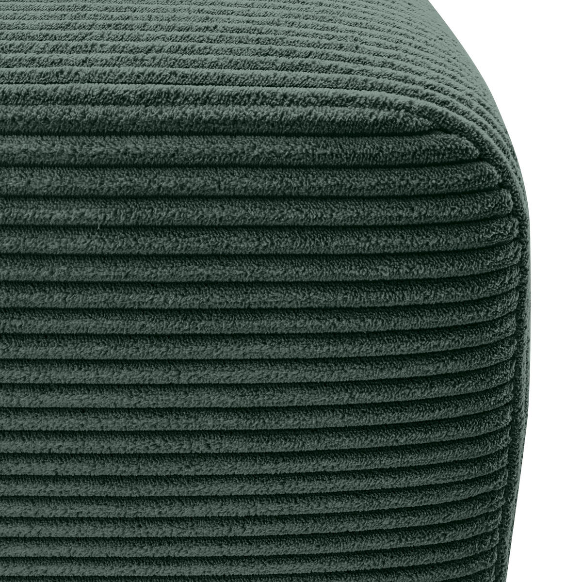 KUTNA GARNITURA tekstil  tamno zelena   - tamno zelena/crna, Konvencionalno, tekstil/plastika (217/146cm) - Carryhome