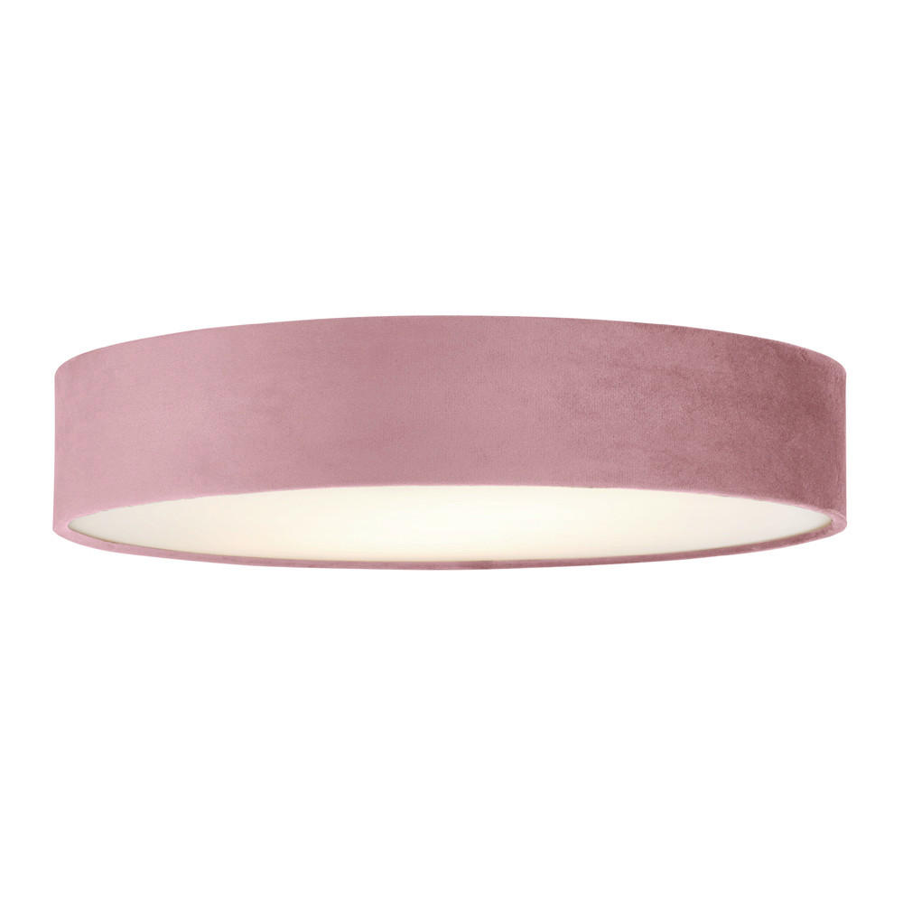 DECKENLEUCHTE  50/10 cm    - Pink, Design, Kunststoff/Textil (50/10cm)