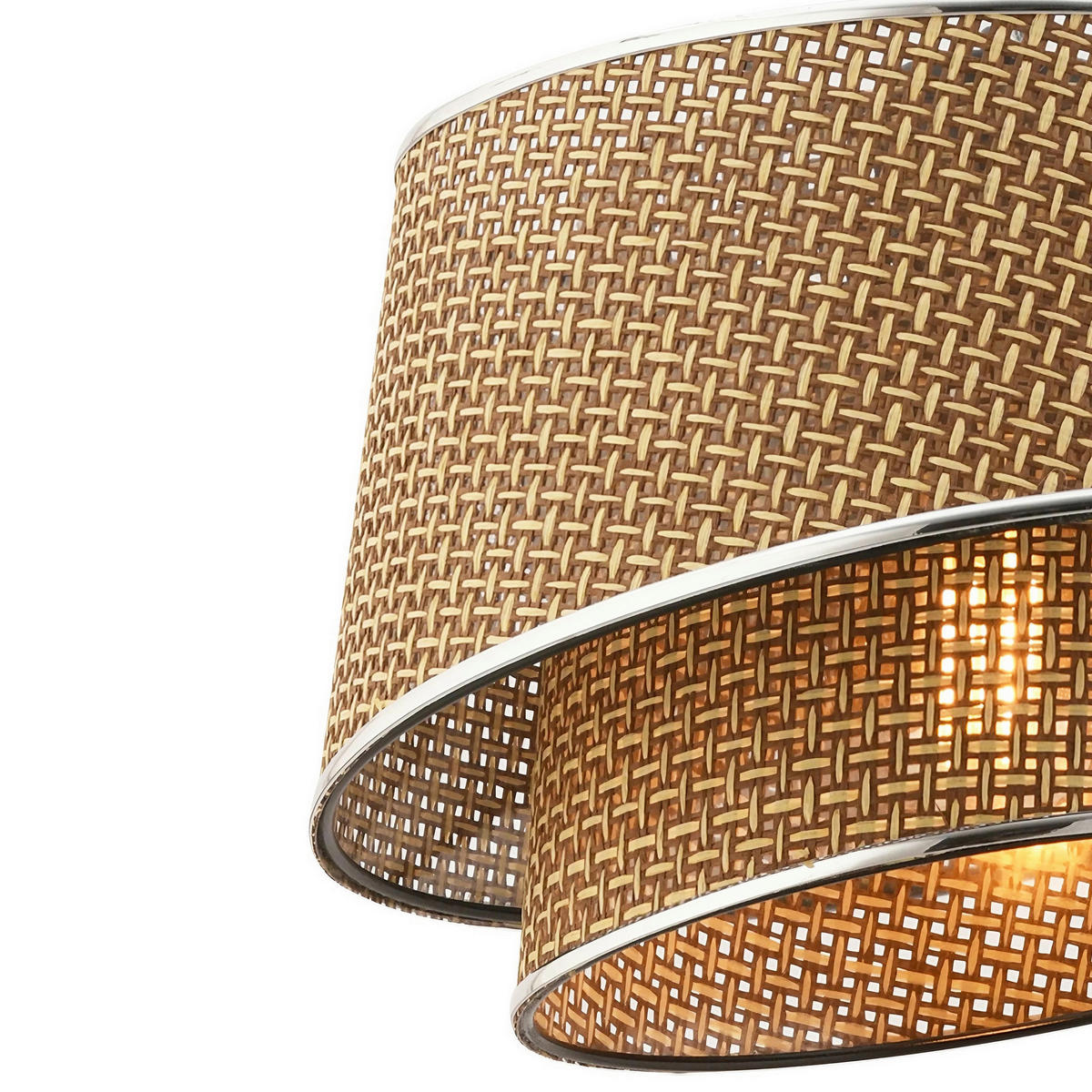 HÄNGELEUCHTE 32/65 cm   - Design, Textil/Metall (32/65cm) - P & B