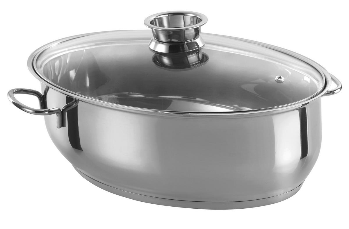BRÄTER MULTIBRÄTER  - Edelstahlfarben, Basics, Metall (38/25/19,5cm) - GSW