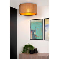 DECKENLEUCHTE MAGIUS 42/42/22.5 cm   - LIFESTYLE, Naturmaterialien (42/42/22.5cm) - Lucide