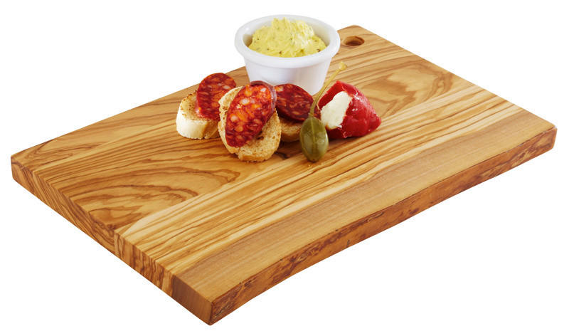 SERVIERBRETT Holz Olivenholz OLIVE  - Karamell, Basics, Holz (30/20,5/2,0cm)