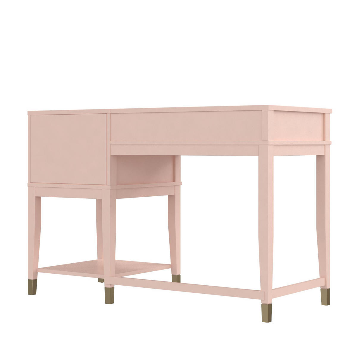 SCHREIBTISCH 115/77/49 cm  in Rosa  - Goldfarben/Rosa, Design, Holzwerkstoff/Metall (115/77/49cm) - MID.YOU