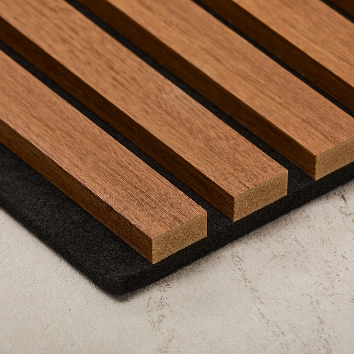 AKUSZTIKUS PANEL - fekete/diószínű, Trend, műanyag/faalapú anyag (40/40/2,1cm) - Boxxx