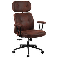 CHEFSESSEL  in Webstoff Braun  - Schwarz/Braun, MODERN, Kunststoff/Textil (70/110/120/56cm) - Livetastic