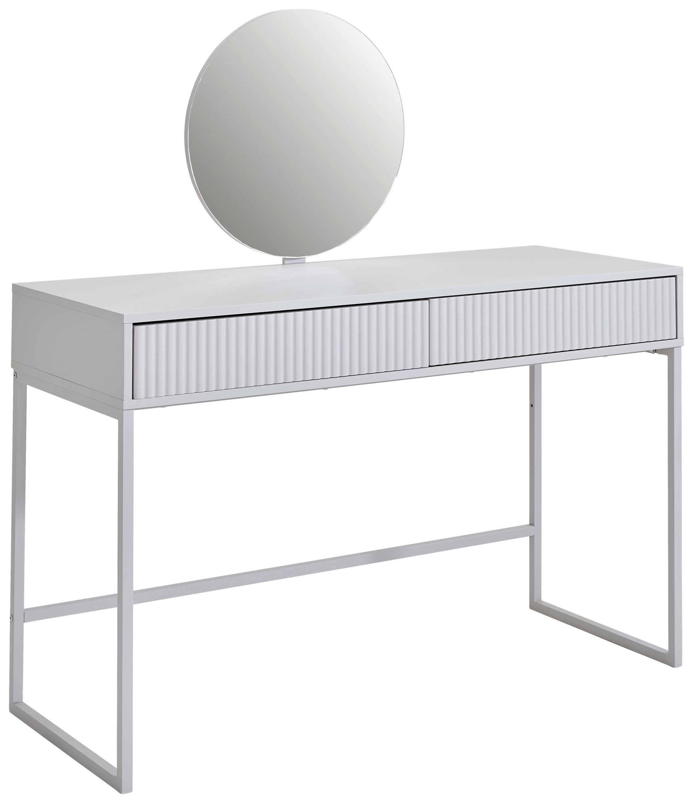 SCHMINKTISCH 120/50/128,5 cm, Kaschmir  - Kaschmir, Design, Glas/Holzwerkstoff (120/50/128,5cm) - Carryhome