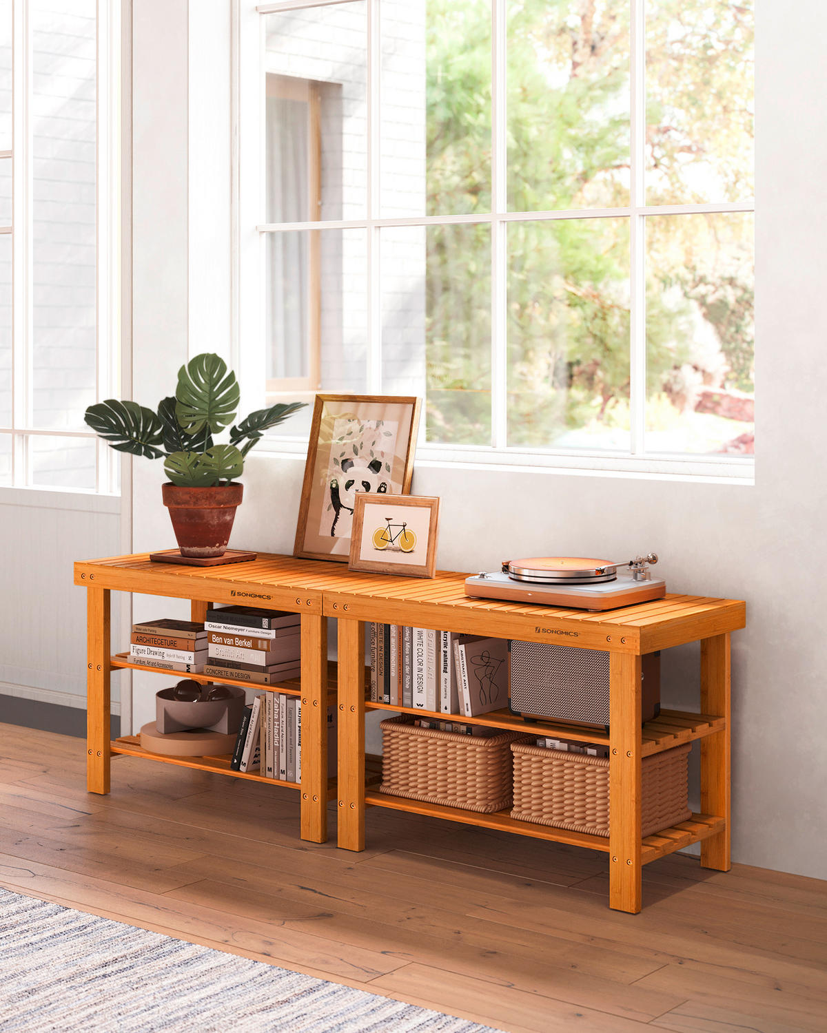 ŠATNÍ LAVICE, 70/45/28,5 cm - přírodní barvy, Trend, dřevo (70/45/28,5cm) - Boxxx