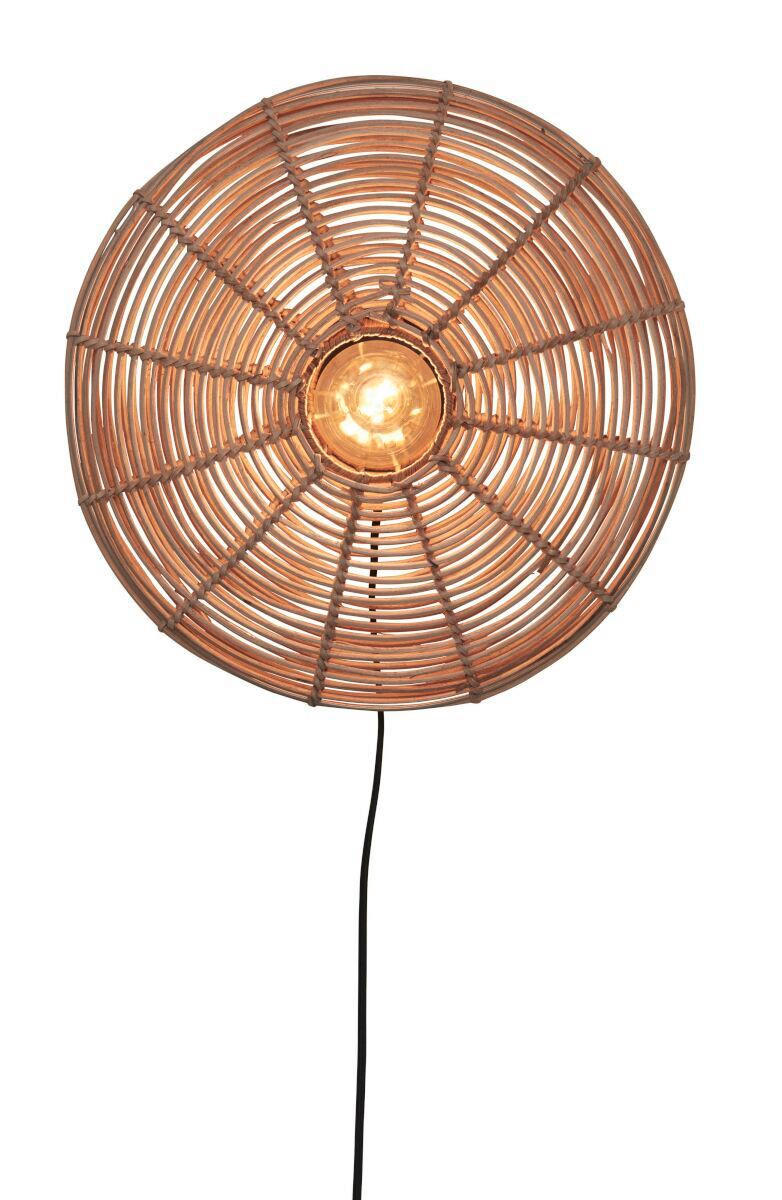 WANDLEUCHTE GOOD&MOJO 10/40/40 cm - Naturfarben, Trend, Naturmaterialien (10/40/40cm) - Good & Mojo