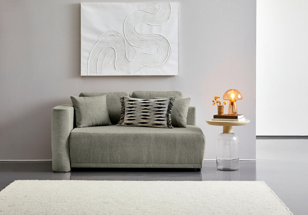 CHAISELONGUE in Chenille Braun  - Schwarz/Braun, KONVENTIONELL, Kunststoff/Textil (93/73/171cm) - MID.YOU