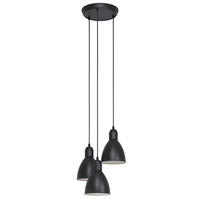 ZÁVĚSNÉ SVÍTIDLO, 32,5/110 cm  - bílá/černá, Konvenční, kov (32,5/110cm) - Eglo
