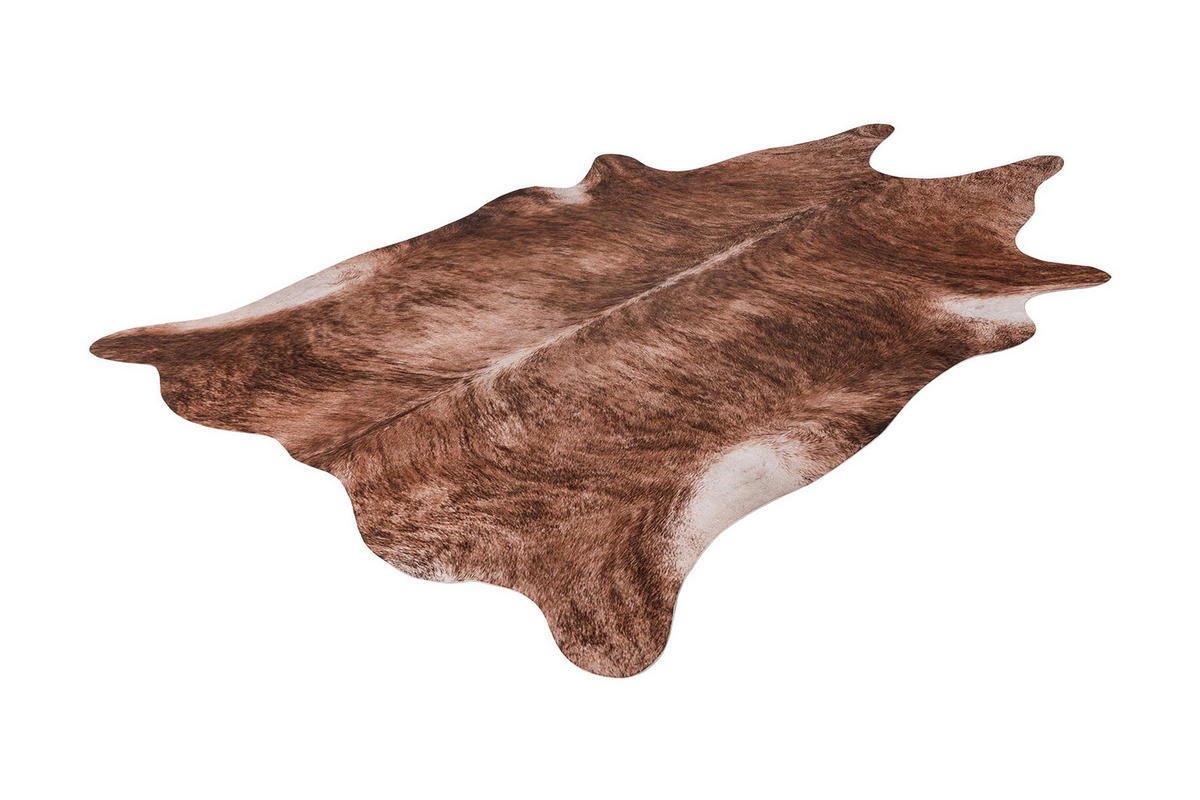 RINDERFELL 155/190 cm My Toledo  - Weiss/Braun, Design, Textil (155/190cm) - Novel
