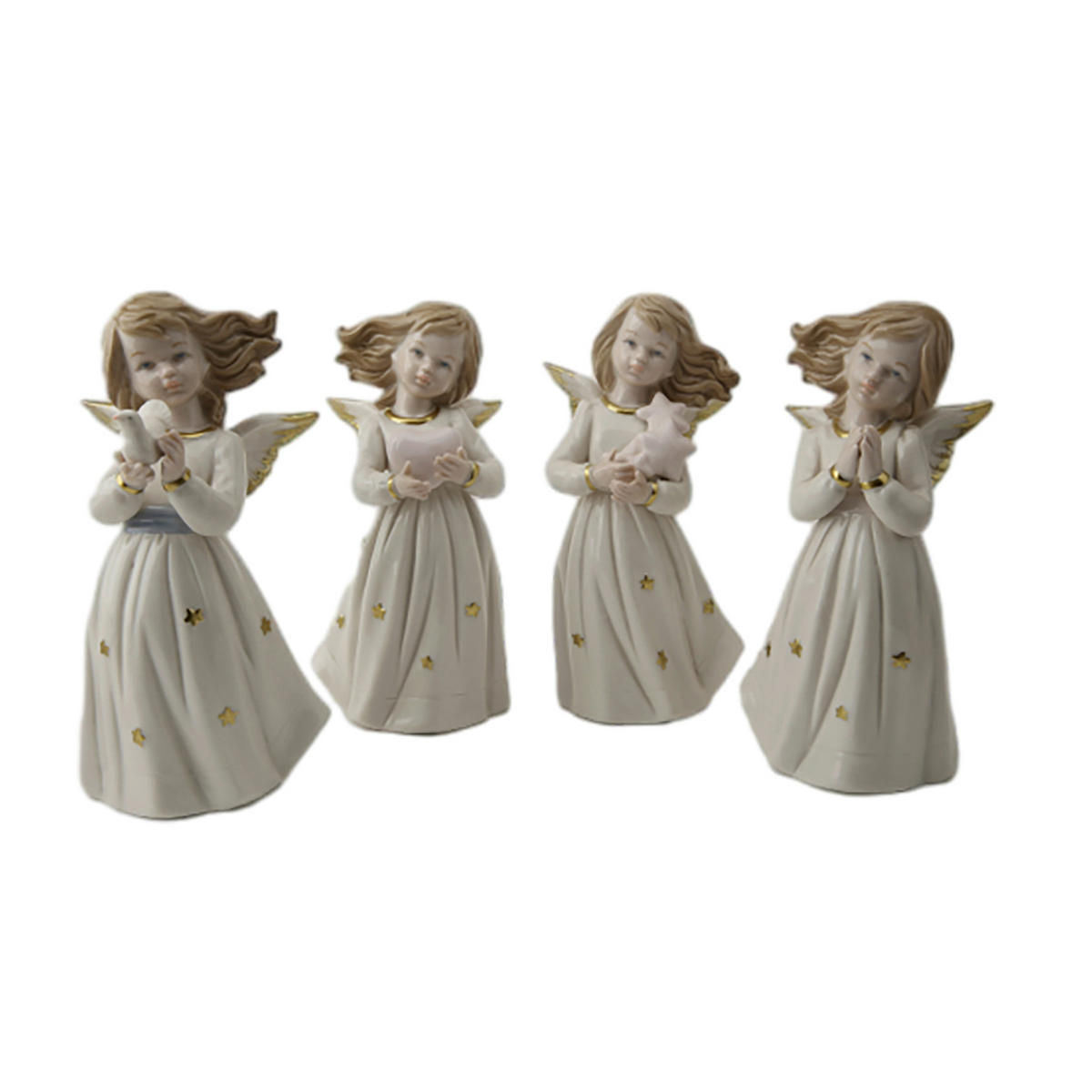 DEKORAČNÍ ANDĚL - bílá, Lifestyle, keramika (10,7/21,5/8,8cm) - X-Mas