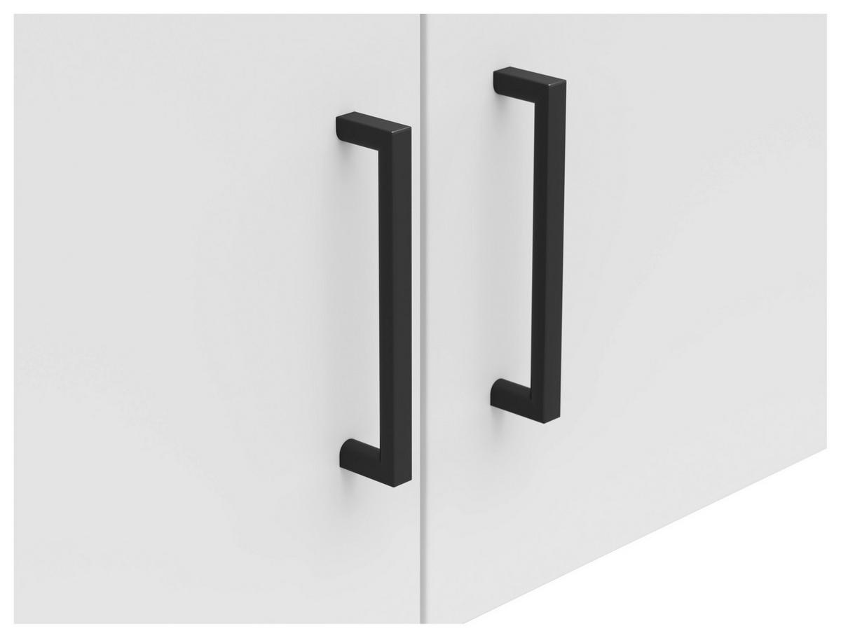AUFSATZSCHRANK 70/35/40 cm   - Weiss/Schwarz, Modern, Holzwerkstoff/Kunststoff (70/35/40cm) - Carryhome