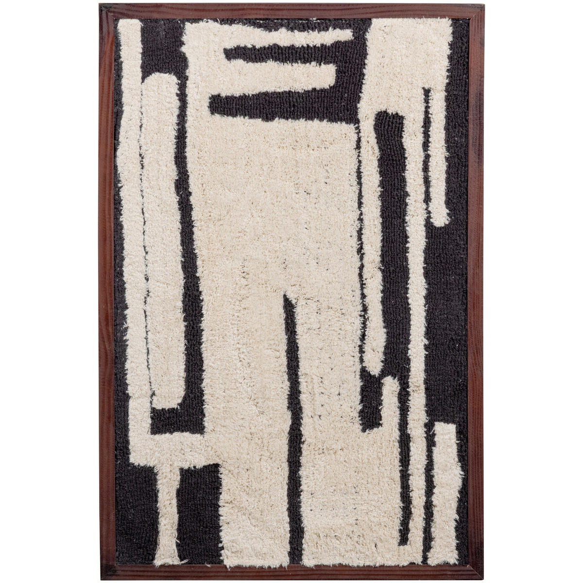 BILD 60/90/10 cm  - Dunkelbraun/Schwarz, Basics, Holzwerkstoff/Textil (60/90/10cm) - Livetastic