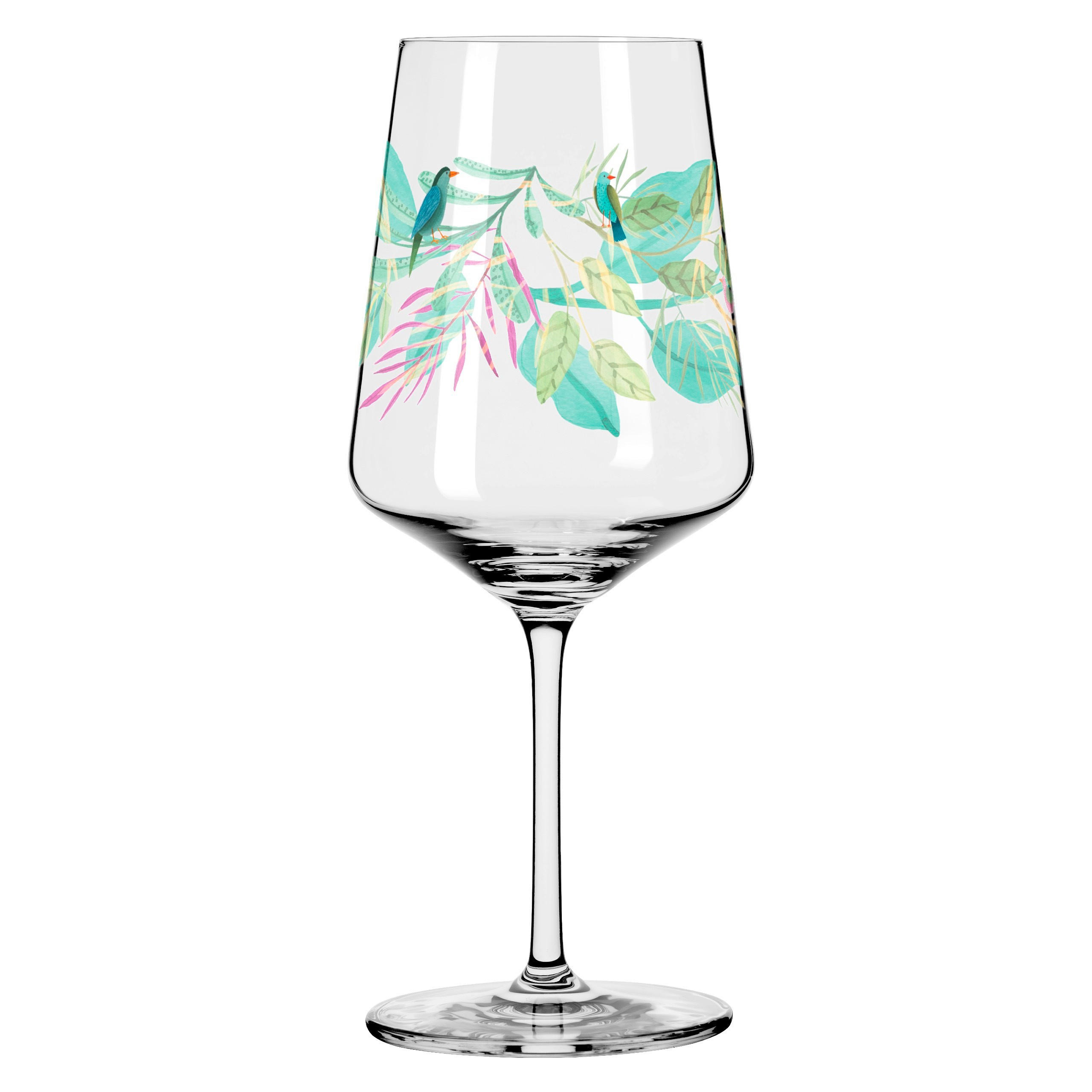 SPRITZERGLAS 544 ml  - Rosa/Grün, LIFESTYLE, Glas (9,3/22,5/9,3cm) - Ritzenhoff