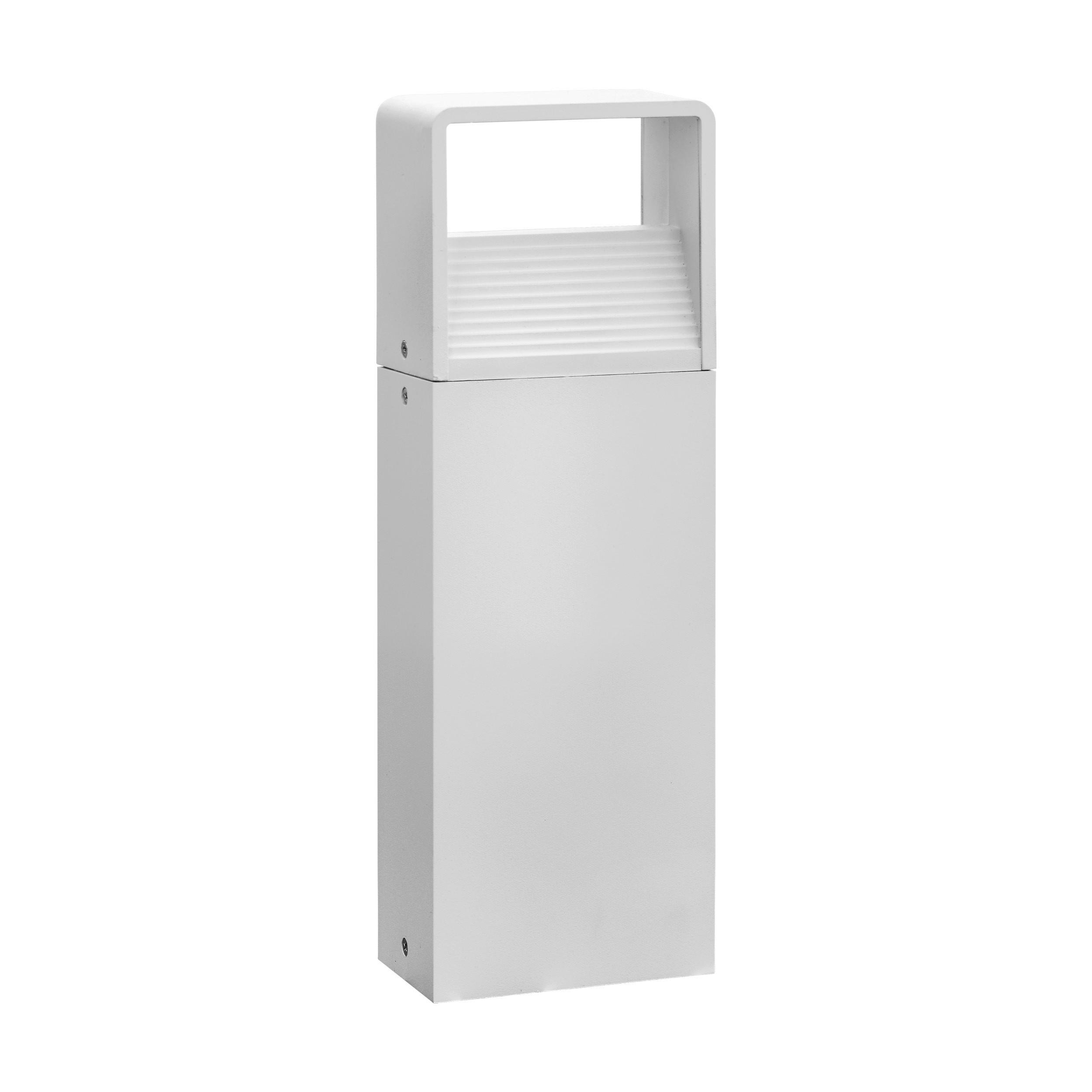 SOCKELLEUCHTE 13.5/7.5/40 cm   - Weiß, Design, Kunststoff/Metall (13.5/7.5/40cm) - Eglo