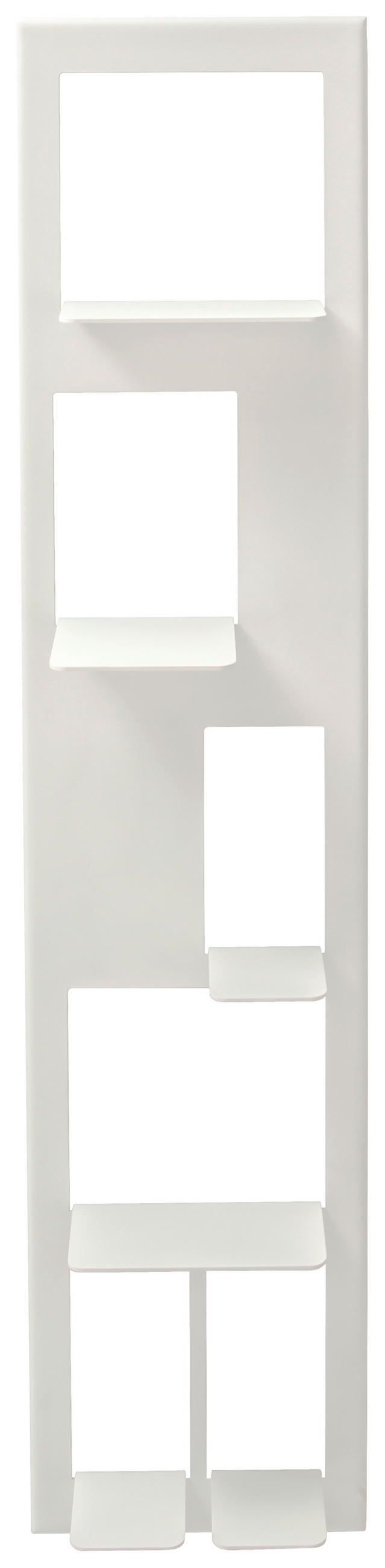 WANDREGAL  40/180/26,5 cm  - Weiß, Design, Metall (40/180/26,5cm) - Novel