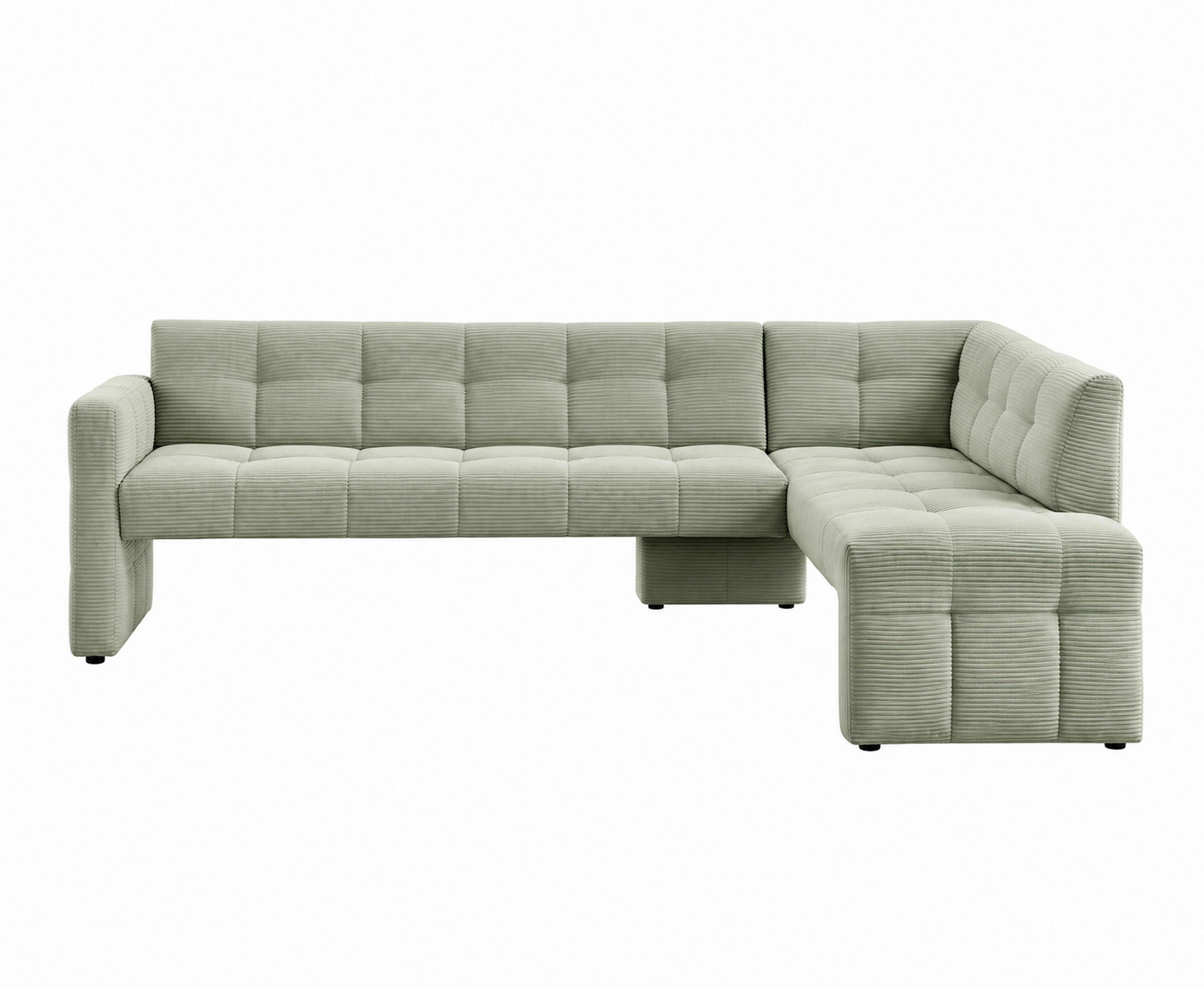 KLUPA KUTNA  boje mente  drvo, tekstil, drvni materijal      - boje mente/crna, Moderno, drvni materijal/drvo (245/157cm) - Livetastic