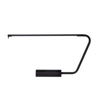 SCHREIBTISCHLEUCHTE MADISON 62.5/5.5/33 cm   - Schwarz, Design, Metall (62.5/5.5/33cm) - Lucide