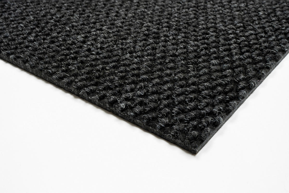 TEPPICHFLIESE 50/50 cm  in Anthrazit  - Anthrazit, Basics, Textil (50/50cm)