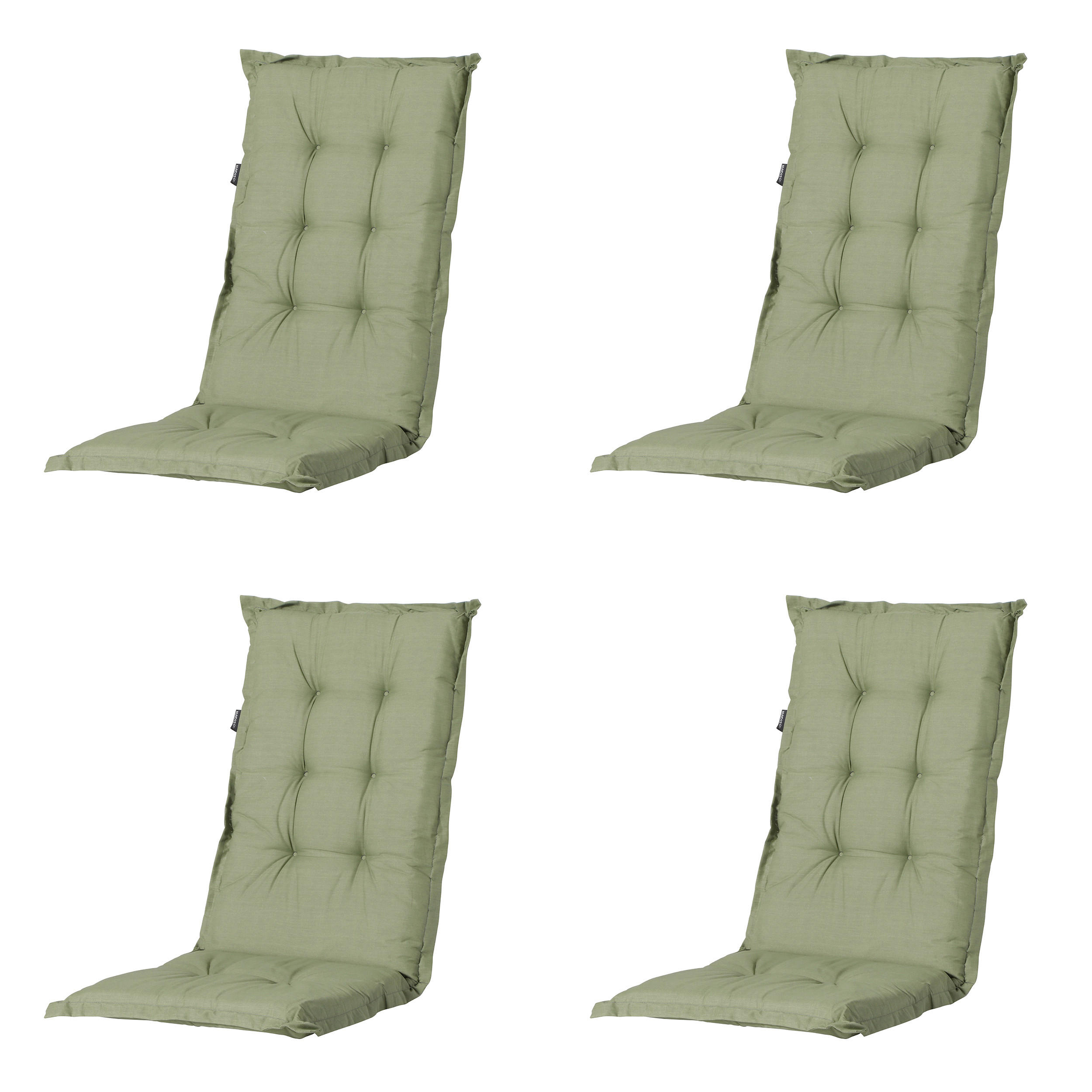 SESSELAUFLAGE in Grün  - Grün, MODERN, Textil (50/2/123cm) - Gardenson