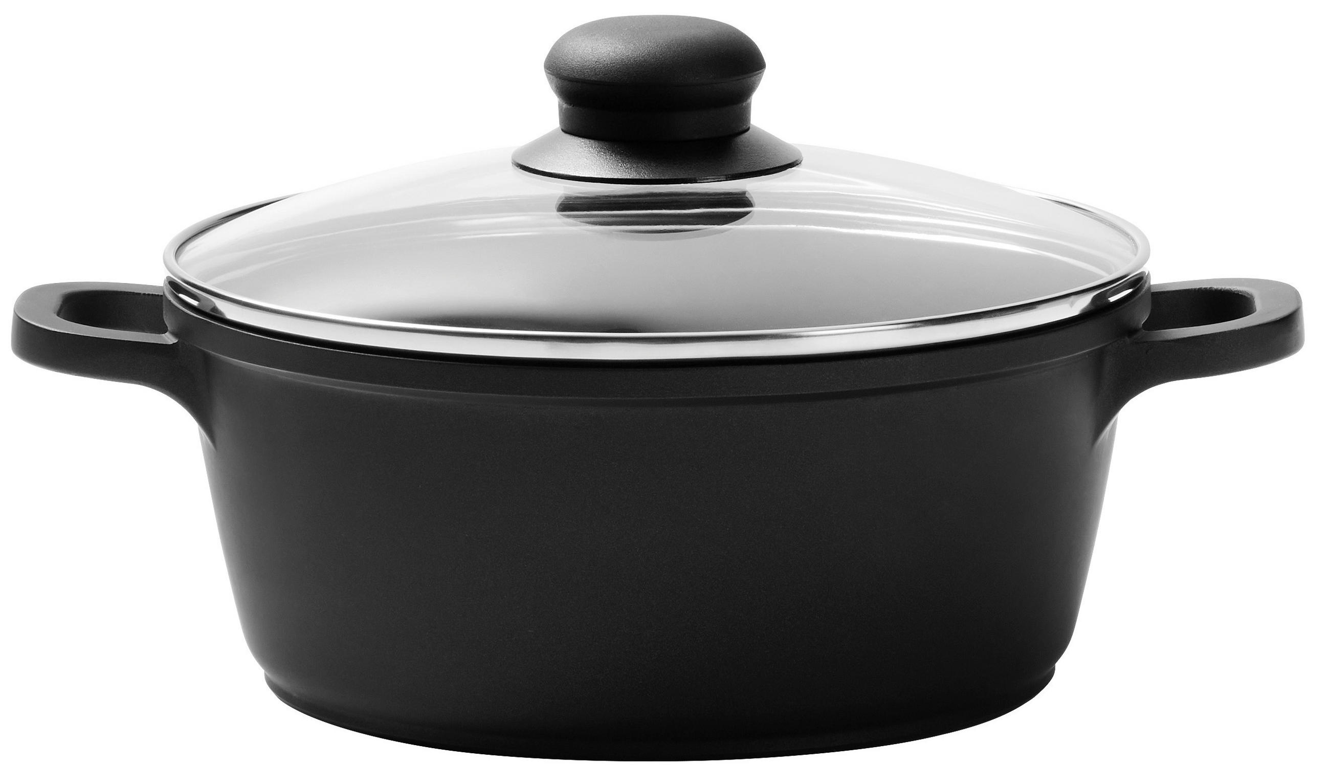 KOCHTOPF Turin 1,85 L  - Klar/Edelstahlfarben, KONVENTIONELL, Glas/Kunststoff (20cm) - Homeware Profession.