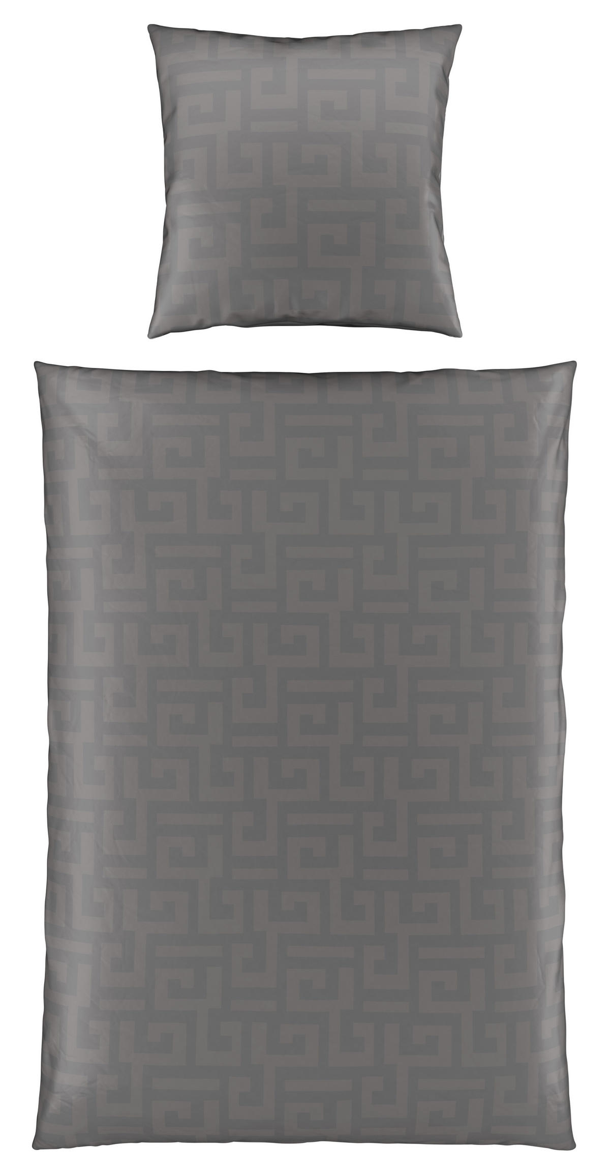OBOUSTRANNÉ POVLEČENÍ, satén, antracitová, 135/200 cm - antracitová, Basics, textil (135/200cm) - Bio:Vio