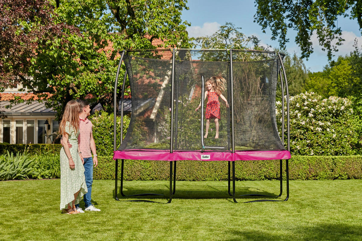 TRAMPOLIN SALTA COMFORT 5091P  - Pink, Basics, Metall (153/214cm)