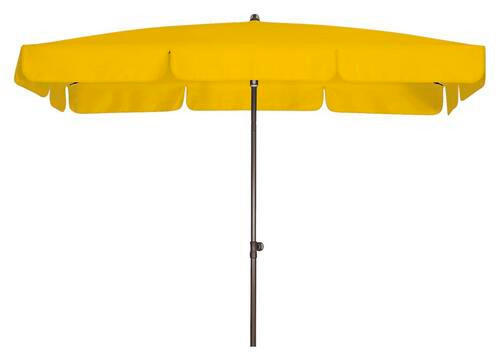 SONNENSCHIRM 185x120 cm Gelb  - Anthrazit/Gelb, Basics, Textil/Metall (185/120cm) - Doppler