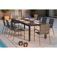 GARTENSTUHL Eisen Grau  - Grau, MODERN, Textil/Metall (60/87/63.5cm) - Ambia Garden