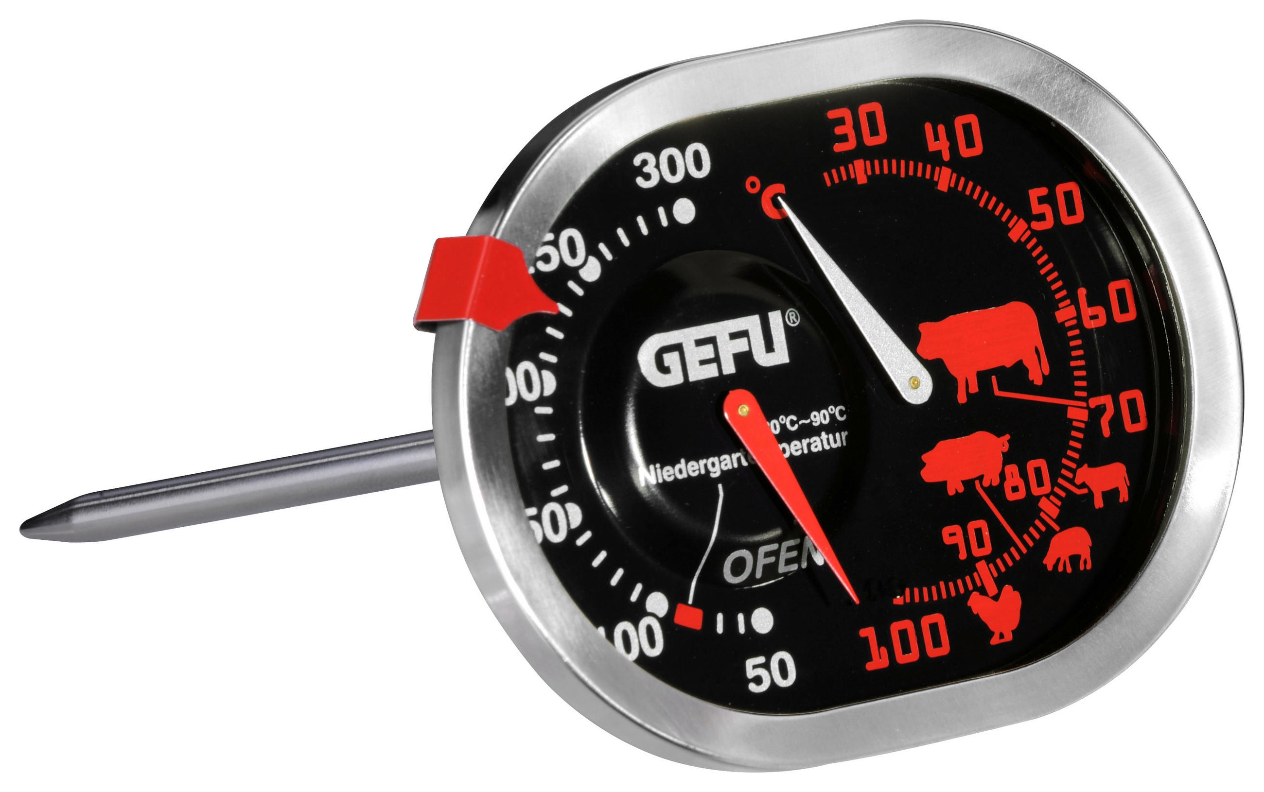 BRATENTHERMOMETER Messimo  - Basics, Metall - Gefu