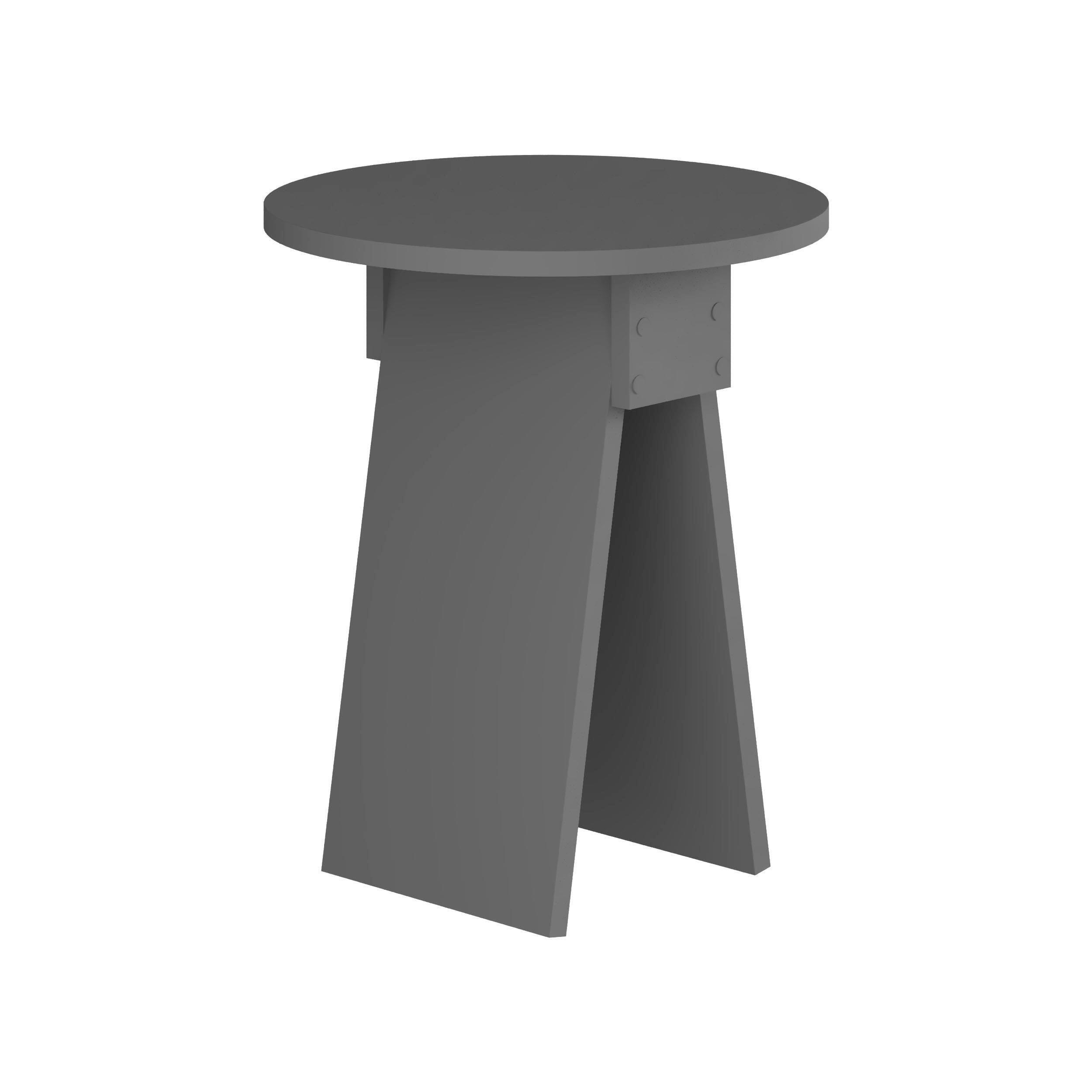 Livetastic Beistelltisch Anthrazit 50 cm