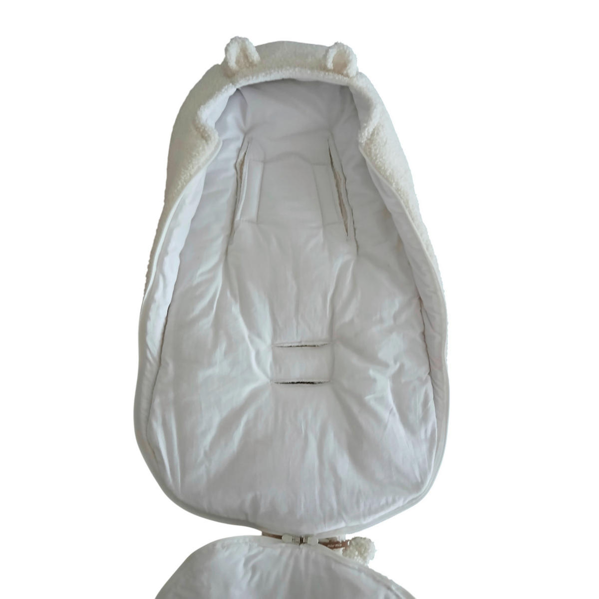 EINSCHLAGDECKE      - Creme, Trend, Textil (75/40/6cm) - Jimmylee