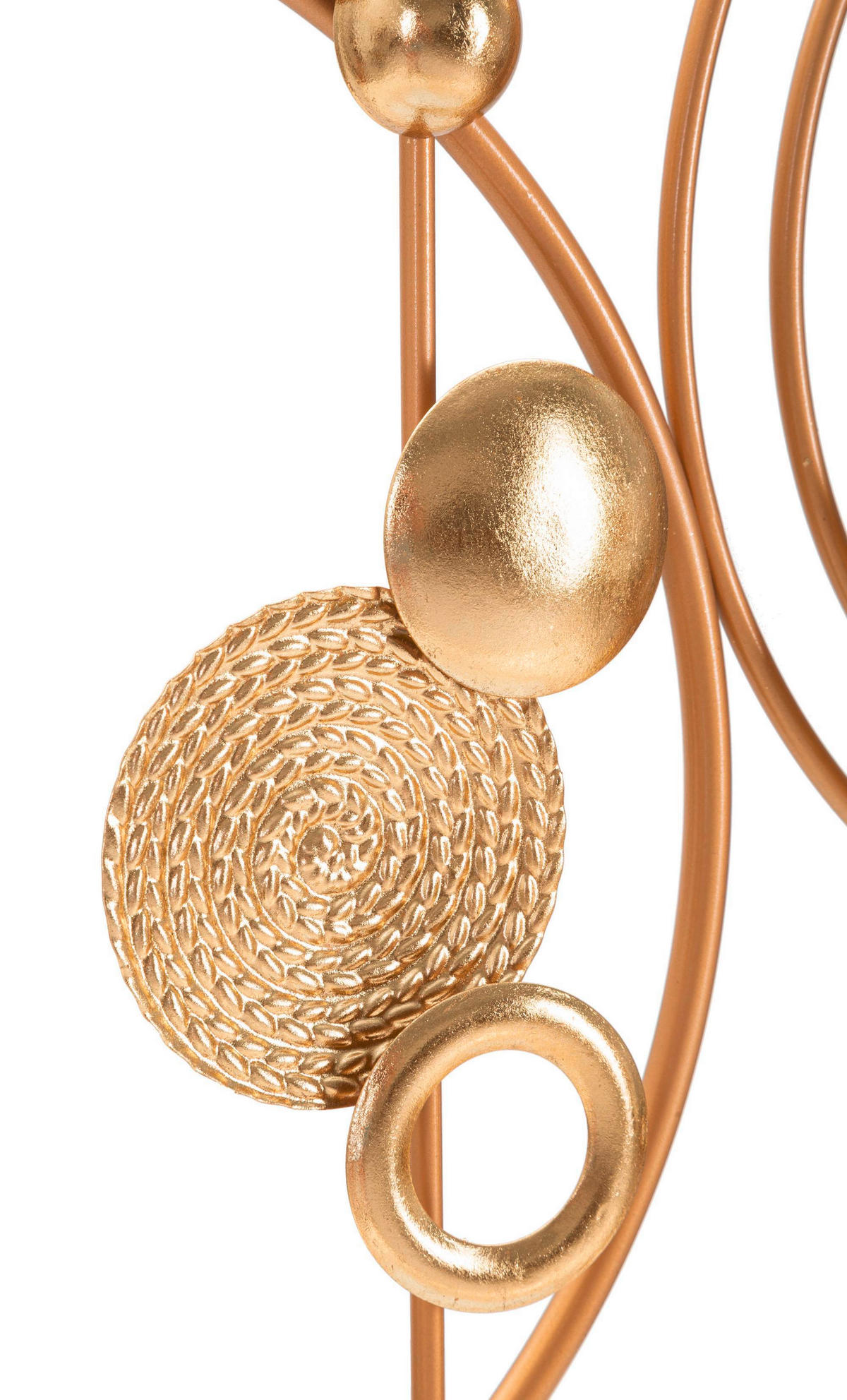 Wanddeko Goldy Metall  - Goldfarben, Basics, Metall (49.5/80/3.8cm)