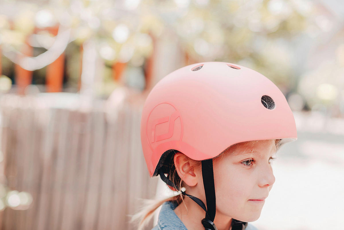 KINDERHELM  - Orange, Trend, Kunststoff/Textil (S-Mnull) - Scoot and Ride