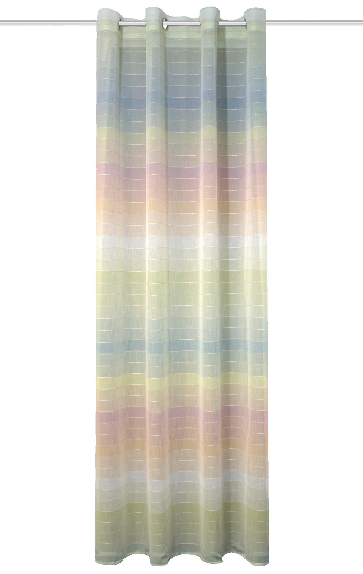 ÖSENSCHAL RAINBOW halbtransparent 140/245 cm   - Multicolor, Basics, Textil (140/245cm)