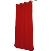 WÄRMESCHUTZVORHANG Verdunkelung 145/260 cm   - Rot, Design, Textil (145/260cm)