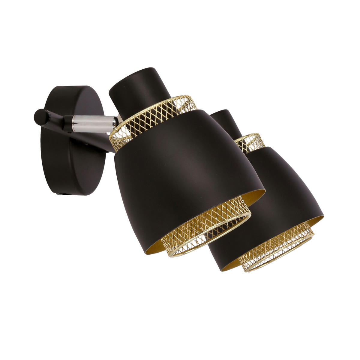 STRAHLER Aleksandria 41.5/10/18.5 cm   - Goldfarben/Schwarz, Design, Metall (41.5/10/18.5cm)