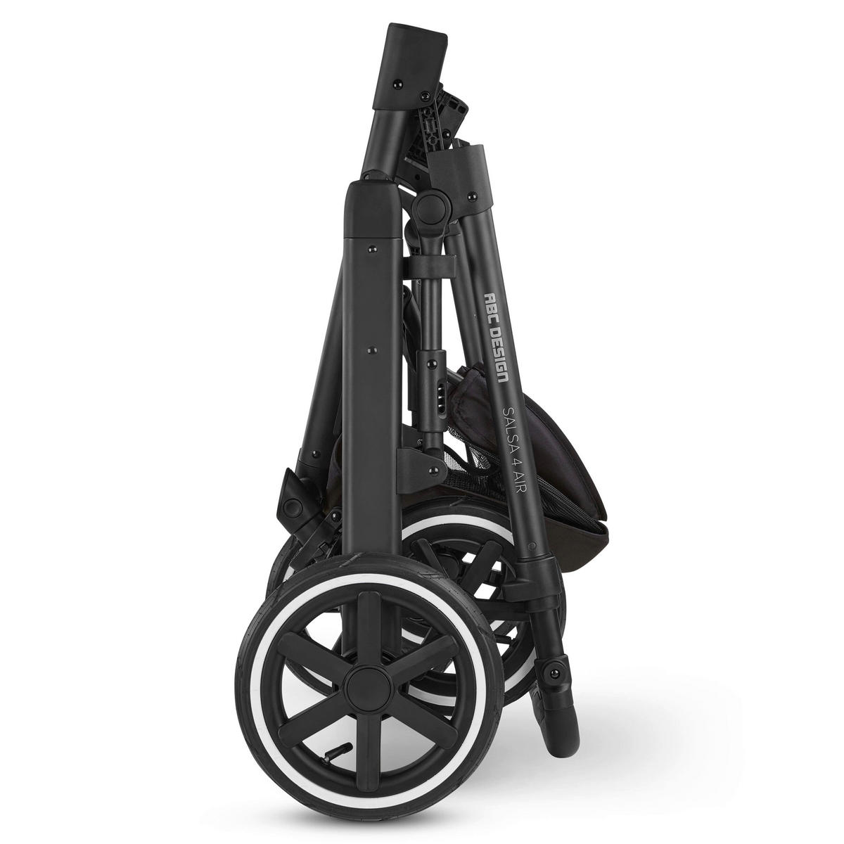 KOMBIKINDERWAGEN  Salsa 4 Air inkl. Winterfußsack  Ink  - Schwarz, Basics, Textil (95/63/101cm) - ABC Design