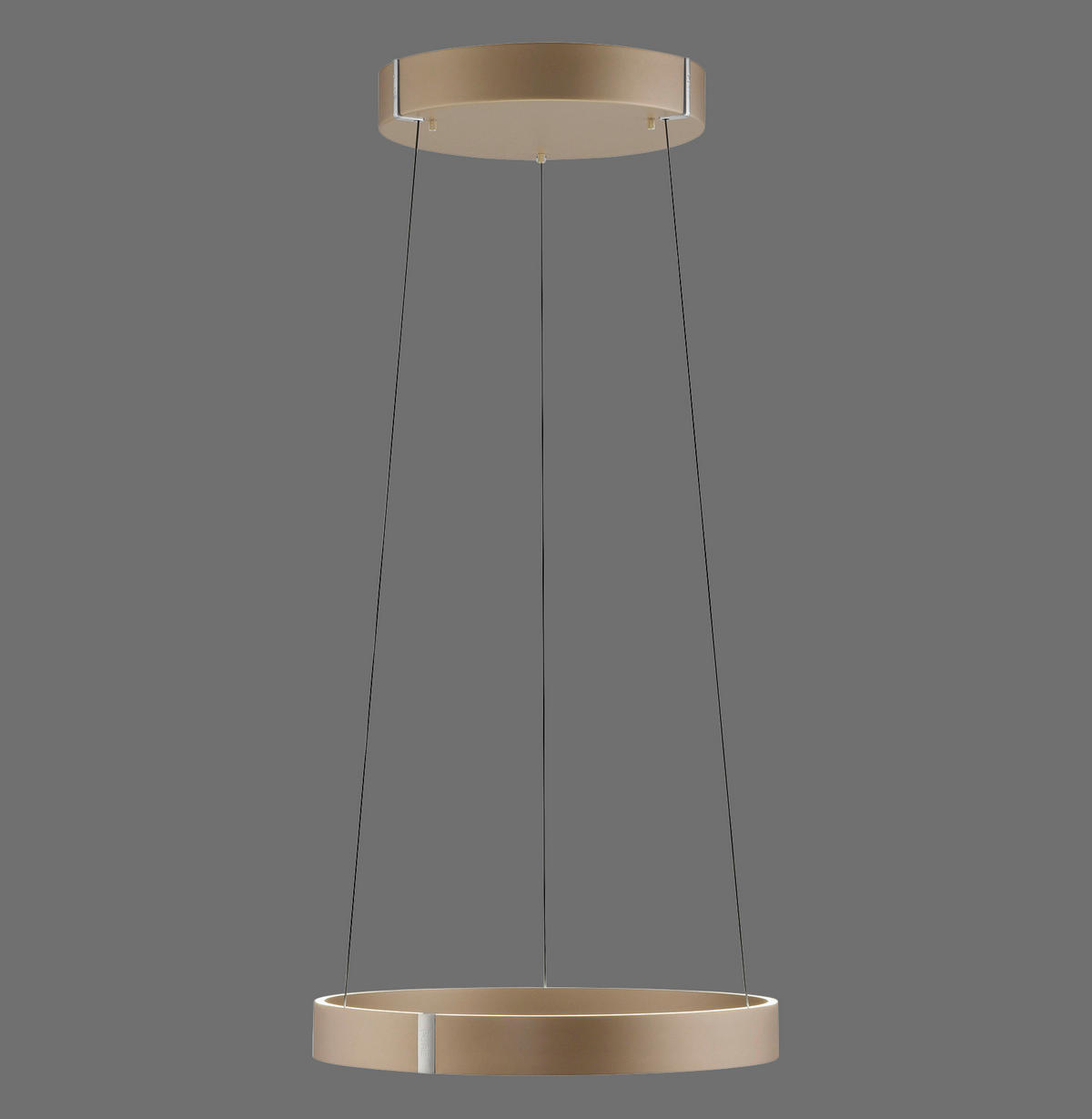 LED-PENDELLEUCHTE PURE E-Clipse 50/50/350 cm   - Bronzefarben, MODERN, Kunststoff/Metall (50/50/350cm) - Neuhaus PURE