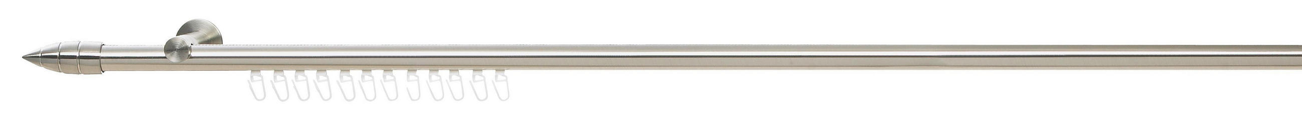 KARNIŠA boje oplemenjenog čelika metal - boje oplemenjenog čelika, Konvencionalno, metal (160cm) - Homeware