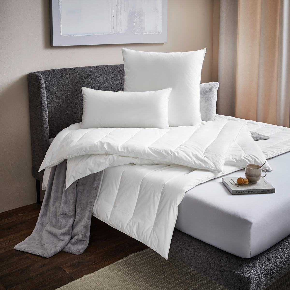 GANZJAHRESDECKE  Vegan Dream  135/200 cm   - Weiß, Basics, Textil (135/200cm) - Centa-Star