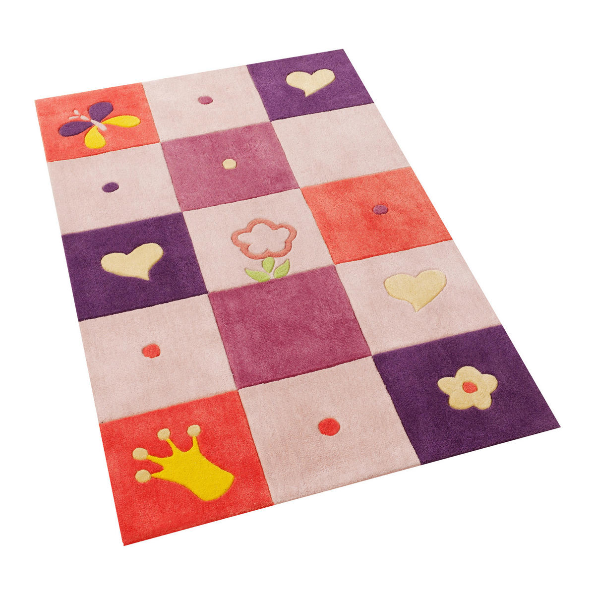KINDERTEPPICH 80/150 cm BC Kids  - Pink/Lila, Trend, Naturmaterialien/Textil (80/150cm) - Ben'n'jen
