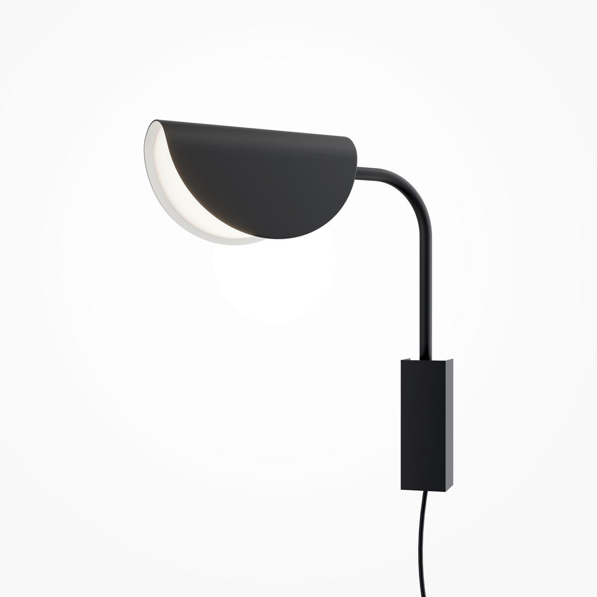 WANDLEUCHTE - Schwarz, Trend, Kunststoff/Metall (36,5/9,5/29cm) - MAYTONI