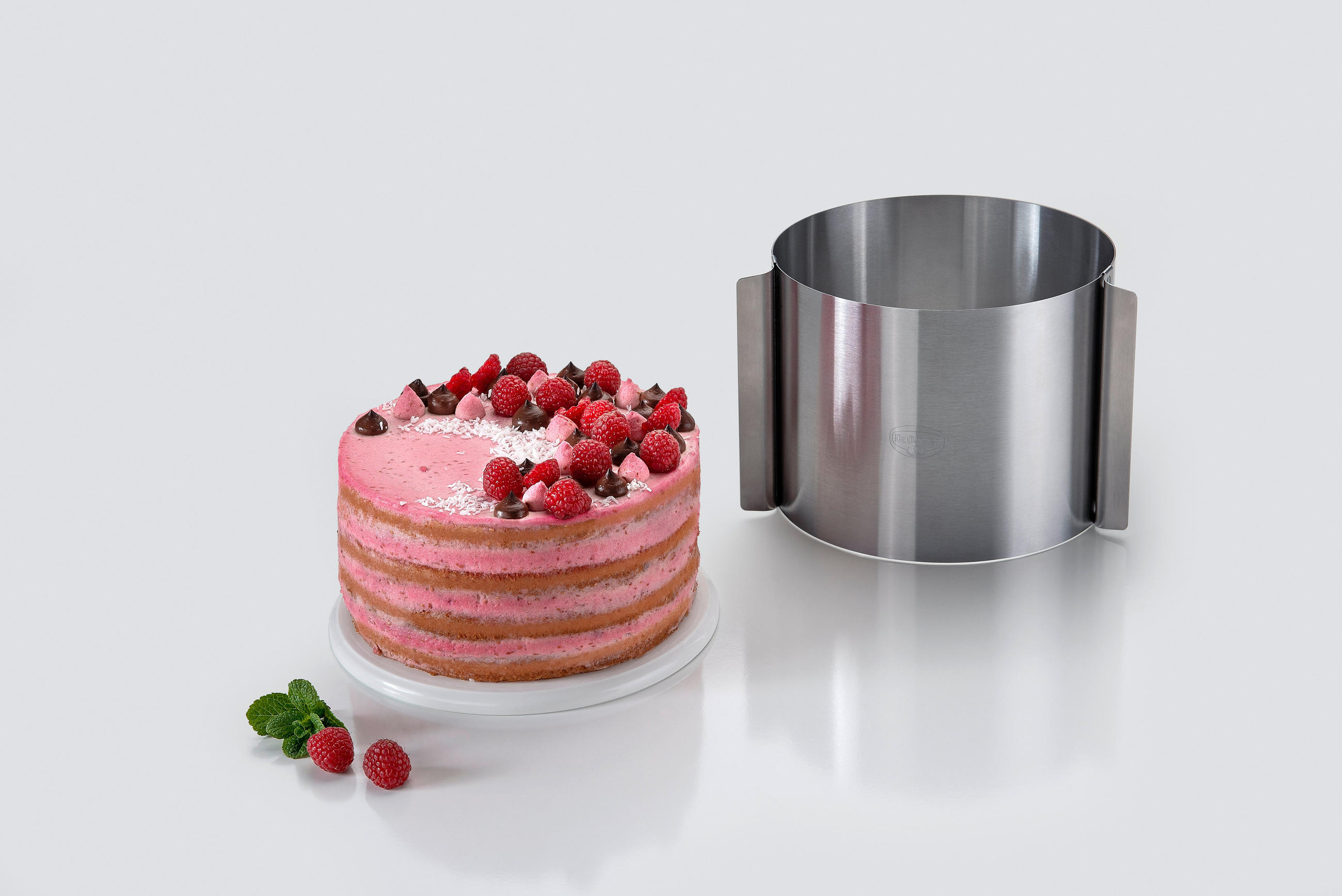 TORTENRING - Silberfarben, Basics, Metall (15/16-30cm) - Dr.Oetker
