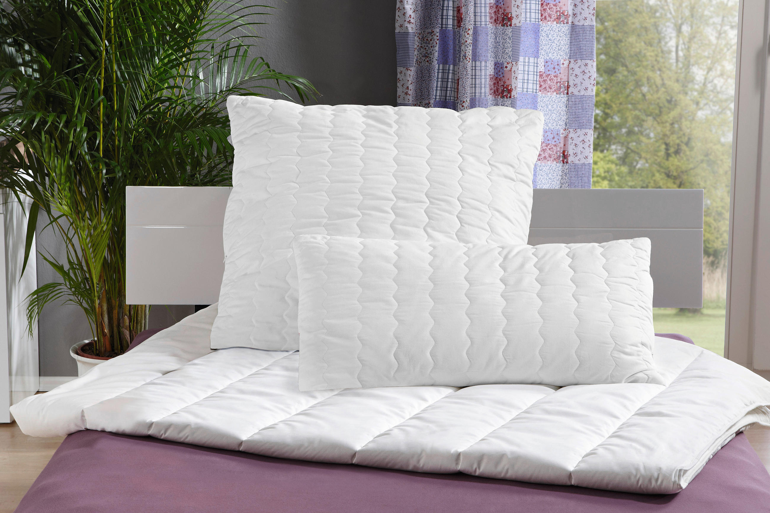 KOPFKISSEN   40/80 cm       - Weiß, Basics, Textil (40/80cm) - Centa-Star