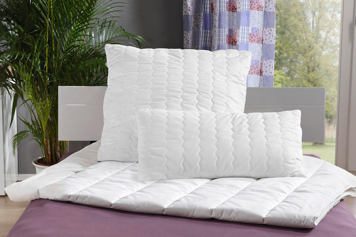 KOPFKISSEN   40/80 cm       - Weiß, Basics, Textil (40/80cm) - Centa-Star