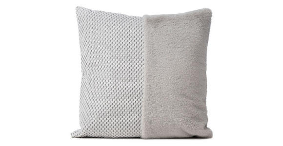 ZIERKISSEN  50/50 cm   - Hellgrau, Basics, Textil (50/50cm) - Novel